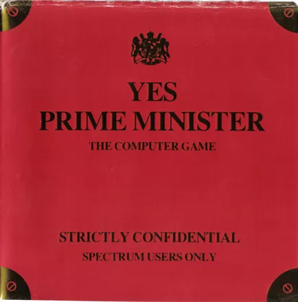 Yes Prime Minister: The Computer Game ZX Spectrum Front Cover