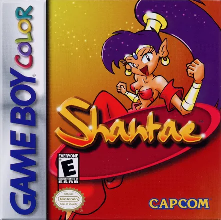 Shantae Game Boy Color Front Cover