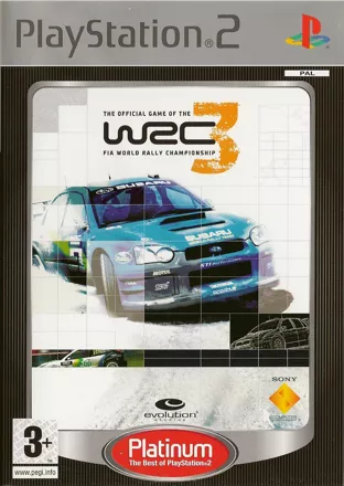 WRC 3: The Official Game of the FIA World Rally Championship PlayStation 2 Front Cover