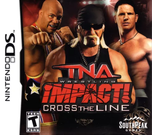 TNA iMPACT! Cross the Line Nintendo DS Front Cover