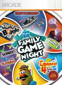 Hasbro Family Game Night Xbox 360 Front Cover