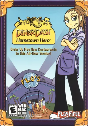 Diner Dash: Hometown Hero Macintosh Front Cover