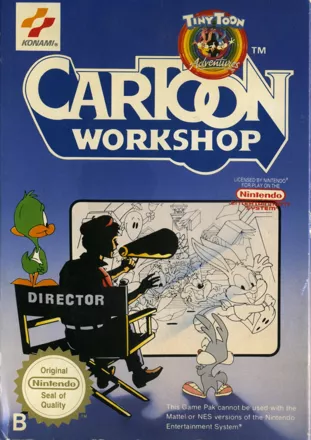 Tiny Toon Adventures: Cartoon Workshop NES Front Cover