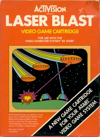 Laser Blast Atari 2600 Front Cover