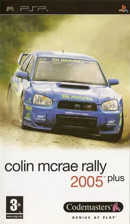 Colin McRae Rally 2005 Plus PSP Front Cover