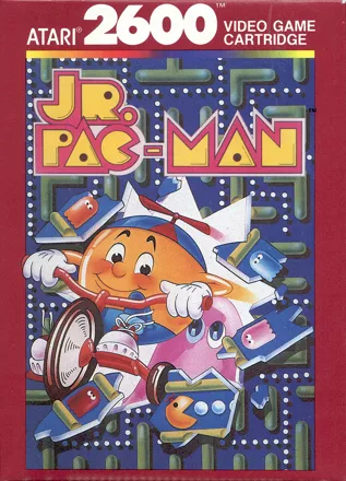 Jr. Pac-Man Atari 2600 Front Cover