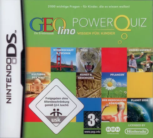 Power Quiz: GEOlino Nintendo DS Front Cover