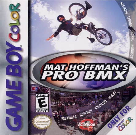 Mat Hoffman&#x27;s Pro BMX Game Boy Color Front Cover