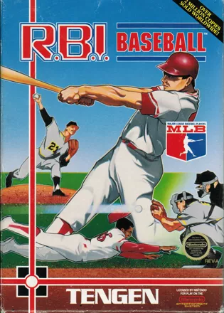 R.B.I. Baseball NES Front Cover