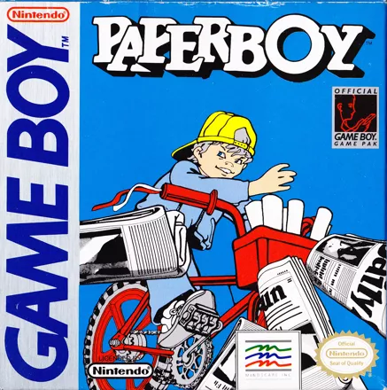 Paperboy Game Boy Front Cover