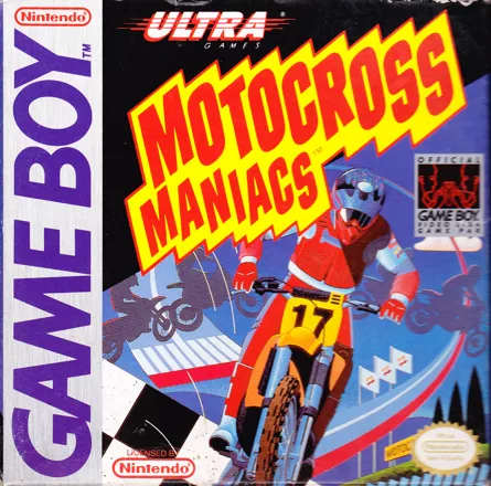 Motocross Maniacs Game Boy Front Cover