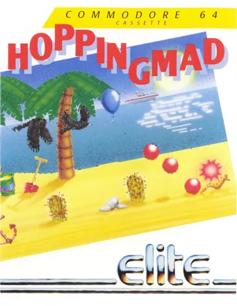 Hoppin&#x27; Mad Commodore 64 Front Cover