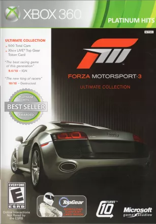 Forza Motorsport 3: Ultimate Collection Xbox 360 Front Cover