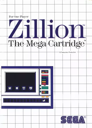Zillion SEGA Master System Front Cover
