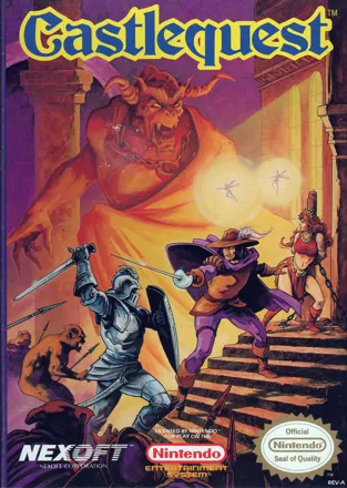 Castlequest NES Front Cover