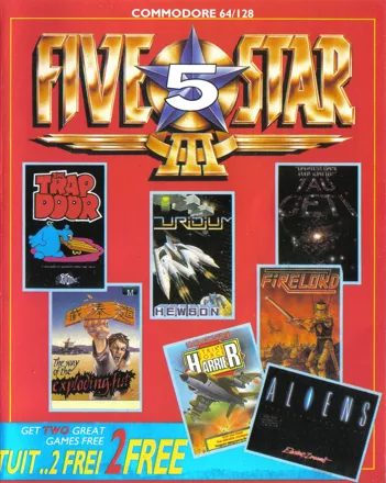 Five Star III Commodore 64 Front Cover