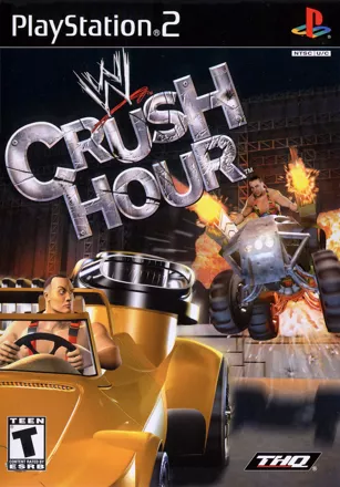 WWE Crush Hour PlayStation 2 Front Cover