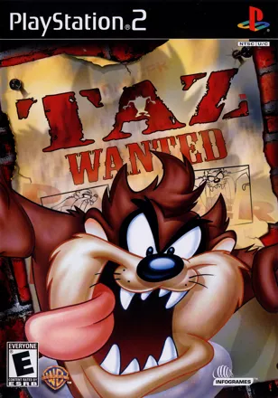Taz: Wanted PlayStation 2 Front Cover
