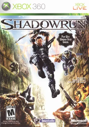Shadowrun Xbox 360 Front Cover