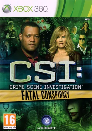 CSI: Crime Scene Investigation - Fatal Conspiracy  Xbox 360 Front Cover