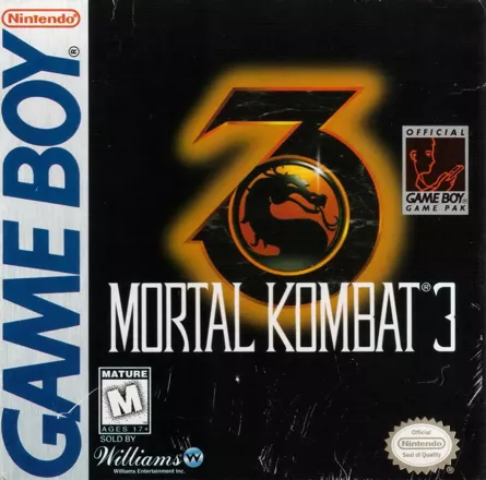 Mortal Kombat 3 Game Boy Front Cover