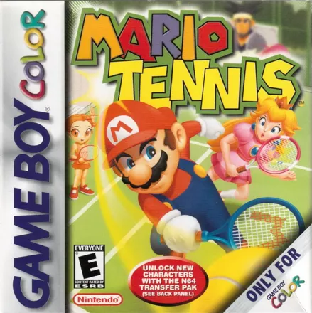 Mario Tennis Game Boy Color Front Cover