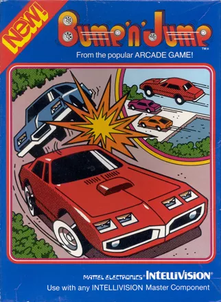Bump &#x27;N&#x27; Jump Intellivision Front Cover