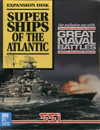 Great Naval Battles: North Atlantic 1939-43 - Super Ships of the Atlantic DOS Front Cover