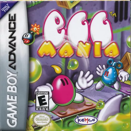 Egg Mania Game Boy Advance Front Cover