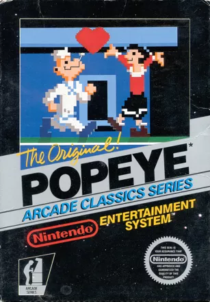 Popeye NES Front Cover