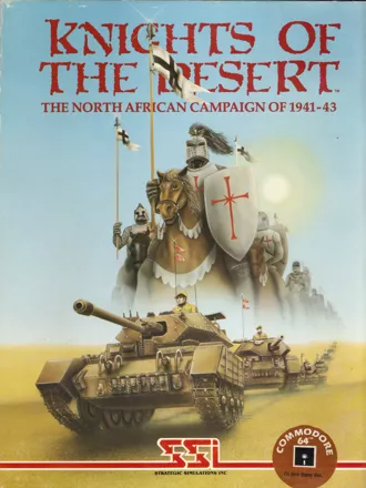 Knights of the Desert Commodore 64 Front Cover