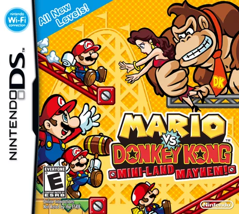 Mario vs. Donkey Kong: Mini-Land Mayhem! Nintendo DS Front Cover