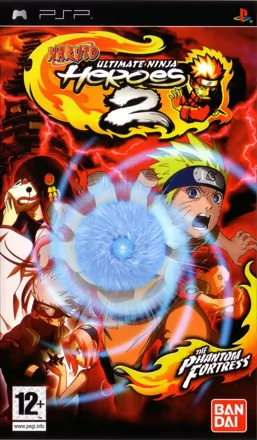 Naruto: Ultimate Ninja Heroes 2 - The Phantom Fortress PSP Front Cover