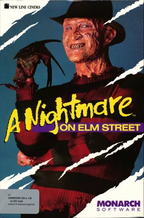 A Nightmare on Elm Street Commodore 64 Front Cover
