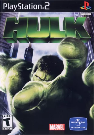 Hulk PlayStation 2 Front Cover