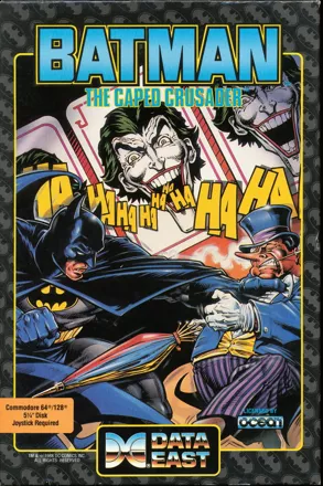 Batman: The Caped Crusader Commodore 64 Front Cover