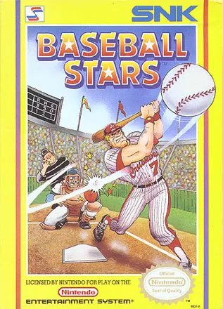 Baseball Stars NES Front Cover