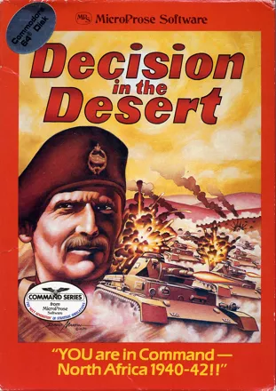 Decision in the Desert Commodore 64 Front Cover