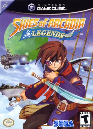 Skies of Arcadia: Legends GameCube Front Cover