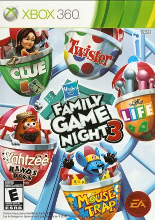 Hasbro Family Game Night 3 Xbox 360 Front Cover
