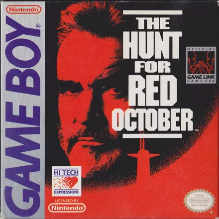 The Hunt for Red October Game Boy Front Cover