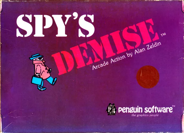 Spy&#x27;s Demise Apple II Front Cover