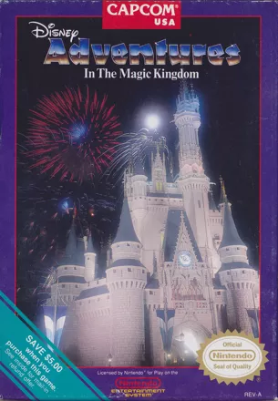 Disney Adventures in the Magic Kingdom NES Front Cover