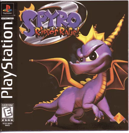 Spyro 2: Ripto&#x27;s Rage! PlayStation Front Cover