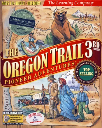 The Oregon Trail: 3rd Edition Macintosh Front Cover
