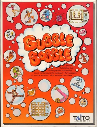 Bubble Bobble Commodore 64 Front Cover