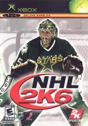 NHL 2K6 Xbox Front Cover