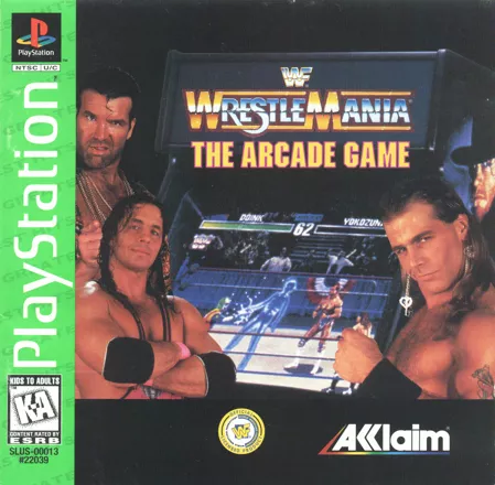 WWF WrestleMania PlayStation Front Cover