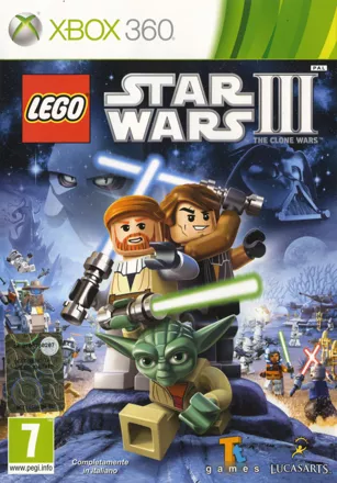 LEGO Star Wars III: The Clone Wars Xbox 360 Front Cover