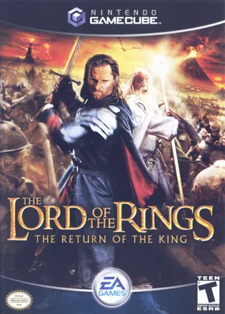 The Lord of the Rings: The Return of the King GameCube Front Cover
